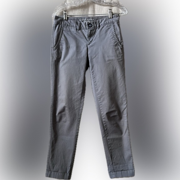 Banana Republic city chino khaki cotton stretch 00P classic khaki color 💕 - Picture 1 of 10